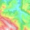 Mapa topográfico Le Plo, altitud, relieve
