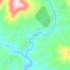 Mapa topográfico Stonega, altitud, relieve