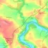 Mapa topográfico Crambeck, altitud, relieve