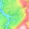 Mapa topográfico Auf der Wolfskaul, altitud, relieve