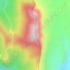 Mapa topográfico Saka Haphong, altitud, relieve