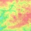 Mapa topográfico Goarem ar Zant, altitud, relieve