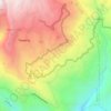 Mapa topográfico Jang, altitud, relieve
