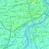 Mapa topográfico Fenglinlu, altitud, relieve