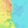 Mapa topográfico Donges Bay, altitud, relieve