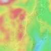 Mapa topográfico Ban Ja Bo, altitud, relieve