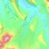 Mapa topográfico Bili Oslavy, altitud, relieve