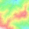 Mapa topográfico Masupu, altitud, relieve