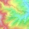 Mapa topográfico Telang, altitud, relieve