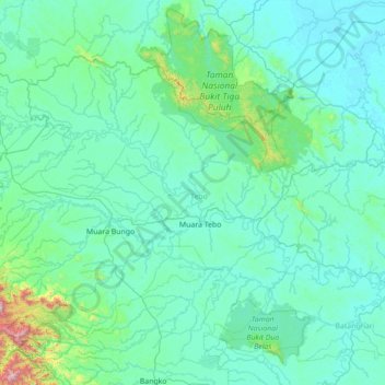 Mapa topográfico Sumay, altitud, relieve