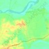 Mapa topográfico Turod, altitud, relieve