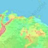 Mapa topográfico Venezuela, altitud, relieve