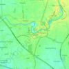 Mapa topográfico Plaridel, altitud, relieve
