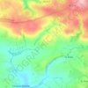 Mapa topográfico Tregellist, altitud, relieve