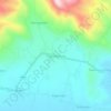 Mapa topográfico Pagerageung, altitud, relieve