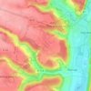 Mapa topográfico Le Mesnil, altitud, relieve