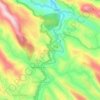 Mapa topográfico Karimban, altitud, relieve