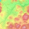 Mapa topográfico Kleinengstingen, altitud, relieve