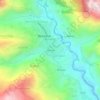 Mapa topográfico Sera Faat, altitud, relieve