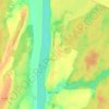 Mapa topográfico Маслено, altitud, relieve