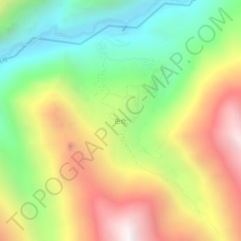 Mapa topográfico Secang, altitud, relieve