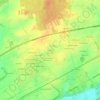 Mapa topográfico Le Gouet, altitud, relieve