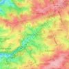 Mapa topográfico Herrenstrunden, altitud, relieve