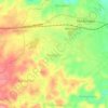 Mapa topográfico Manonjaya, altitud, relieve