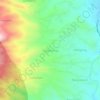 Mapa topográfico Sukahening, altitud, relieve