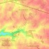 Mapa topográfico La Rue Villaine-Sud, altitud, relieve