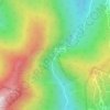 Mapa topográfico Smuggler's Notch, altitud, relieve