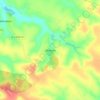 Mapa topográfico Zelena, altitud, relieve