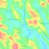 Mapa topográfico Andoor, altitud, relieve