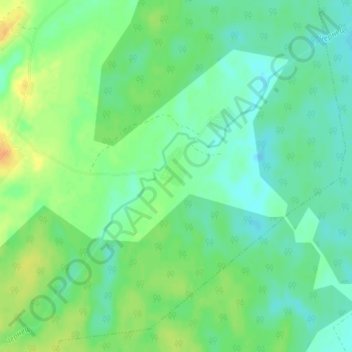 Mapa topográfico Хутонька, altitud, relieve