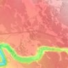Mapa topográfico Donji Radići, altitud, relieve
