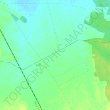 Mapa topográfico Chahorra, altitud, relieve