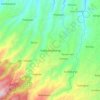 Mapa topográfico Sumbermalang, altitud, relieve