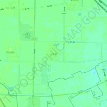 Mapa topográfico Sanfa, altitud, relieve