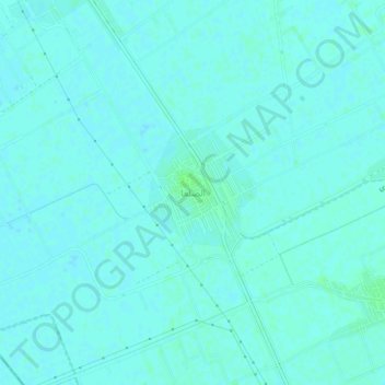 Mapa topográfico Alsalaa, altitud, relieve