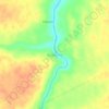 Mapa topográfico Buritizinho, altitud, relieve