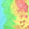 Mapa topográfico Frohe Aussicht, altitud, relieve