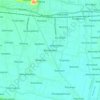 Mapa topográfico Bonorowo, altitud, relieve