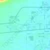 Mapa topográfico Sunset Acres, altitud, relieve