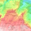 Mapa topográfico Pageruyung, altitud, relieve