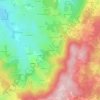 Mapa topográfico Les Faidides, altitud, relieve