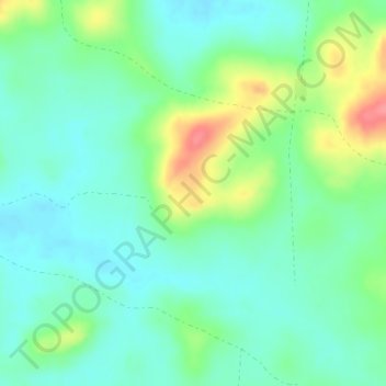 Mapa topográfico Los Mutimentos, altitud, relieve