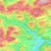 Mapa topográfico Wiesengrund, altitud, relieve