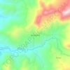 Mapa topográfico Tierra Blanca, altitud, relieve