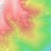 Mapa topográfico Scheibe, altitud, relieve
