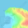 Mapa topográfico Αγγελοχώρι, altitud, relieve